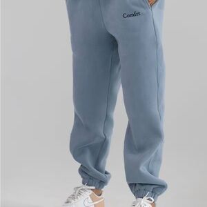 NIB Comfit Unisex Cloud Jogger Pants in Blue Willow. Sz Medium.